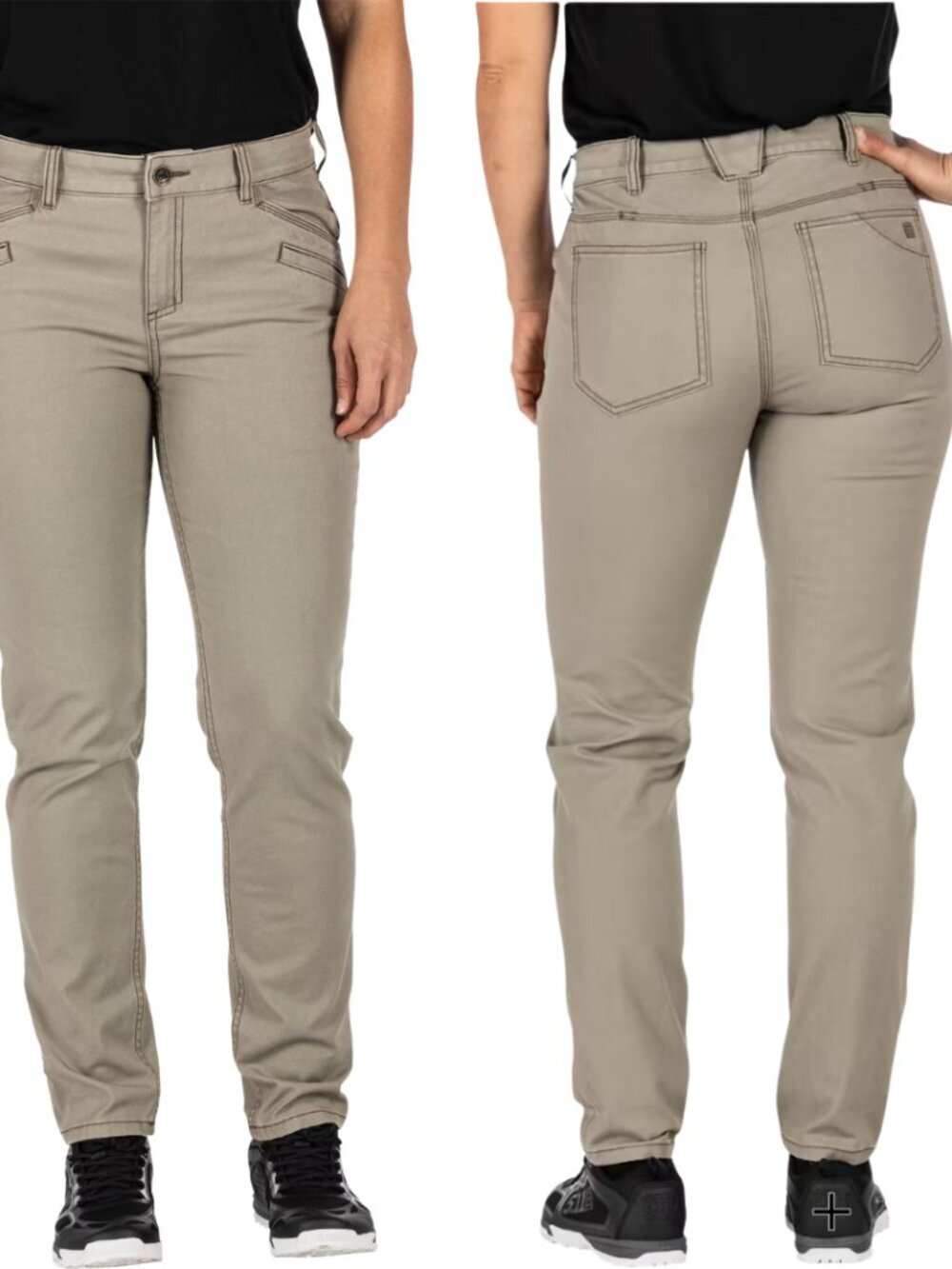 5.11 Tactical Defender-Flex Slim Pants Women's 6 Regular Stone Utility Workwear